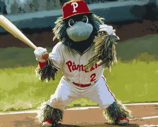 Phillie Phanatic Philadelphia Phillies Diamond Painting