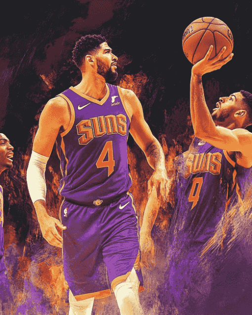 Phoenix Suns Basketballers Diamond Painting