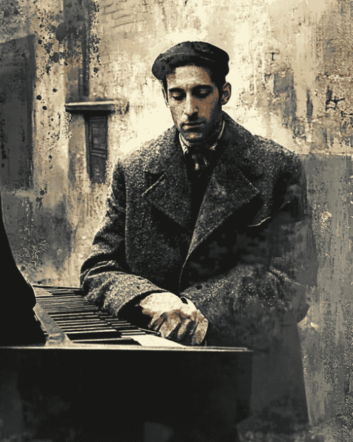 Pianist War Movies Diamond Painting