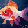 Pink Cap Fish Diamond Painting