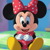 Pink Minnie Mouse Diamond Painting