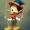 Pinocchio Animation Diamond Painting