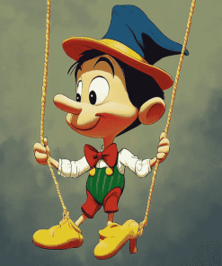 Pinocchio Animation Diamond Painting