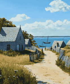 Plymouth Massachusetts Scenic Diamond Painting