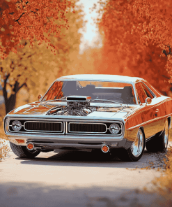 Plymouth Roadrunner Car Diamond Painting