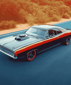 Plymouth Roadrunner Classic Diamond Painting