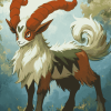 Pokemon Gogoat Anime Diamond Painting