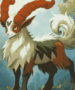 Pokemon Gogoat Anime Diamond Painting