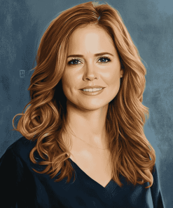 Pretty Jenna Fischer Celebrity Diamond Painting