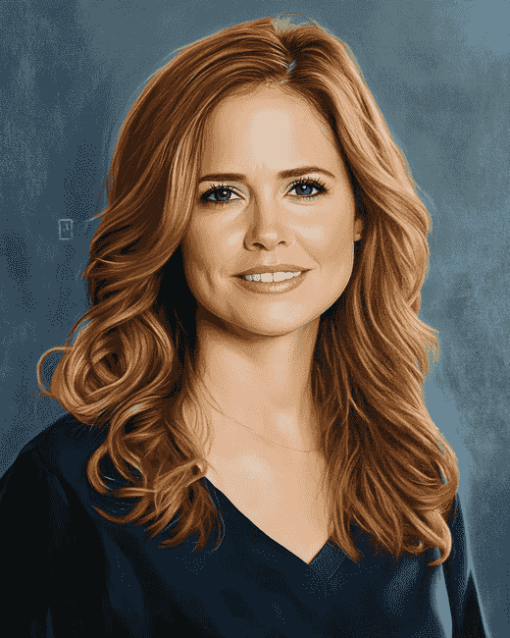 Pretty Jenna Fischer Celebrity Diamond Painting