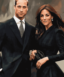 Prince William and Kate Romance Diamond Painting