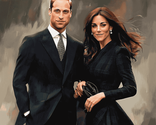 Prince William and Kate Romance Diamond Painting