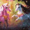 Princess and Unicorn Fantasy Diamond Painting