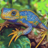 Psychedelic Chameleon Animation Diamond Painting