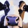 Purple Cow Animal Diamond Painting