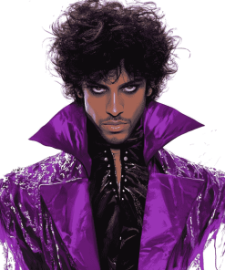 Purple Rain Movie Diamond Painting