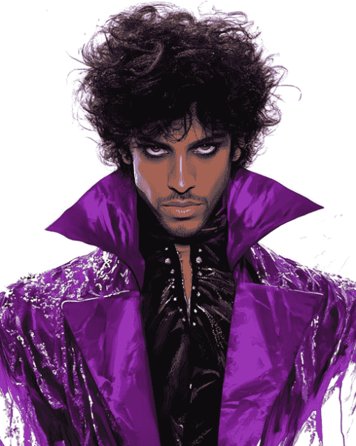 Purple Rain Movie Diamond Painting