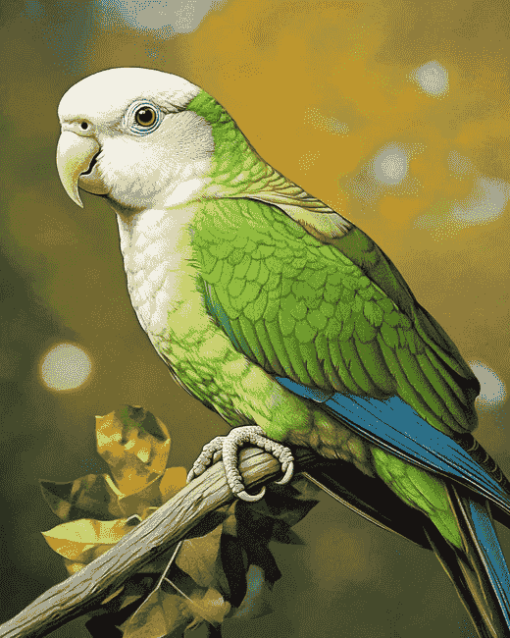 Quaker Parrot Diamond Painting