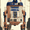 R2d2 Cartoon Diamond Painting