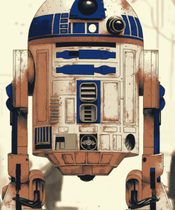 R2d2 Cartoon Diamond Painting