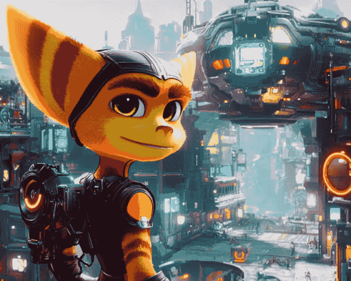 Ratchet And Clank Animation Diamond Painting