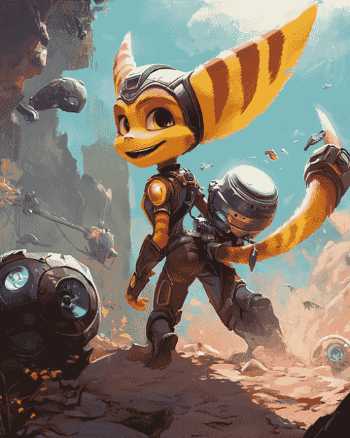 Ratchet and Clank Animations Diamond Painting