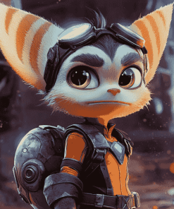 Ratchet and Clank Video Game Diamond Painting