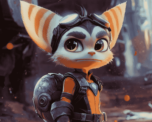 Ratchet and Clank Video Game Diamond Painting