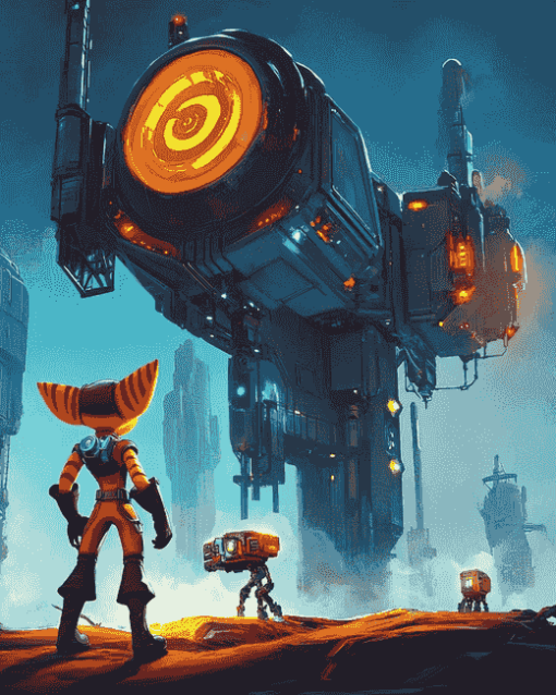 Ratchet and Clank Video Games Diamond Painting