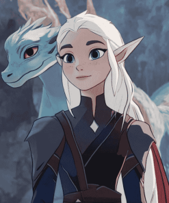 Rayla from The Dragon Prince Diamond Painting