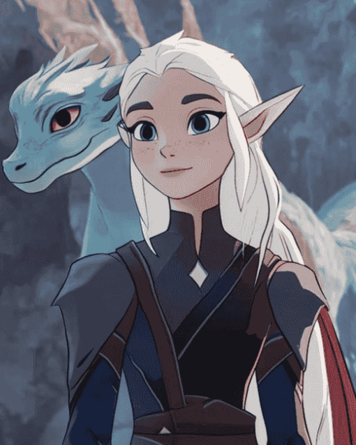 Rayla from The Dragon Prince Diamond Painting