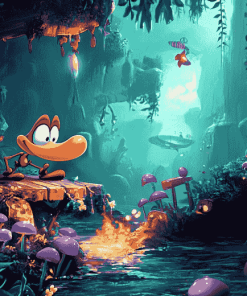 Rayman Animation Game Diamond Painting