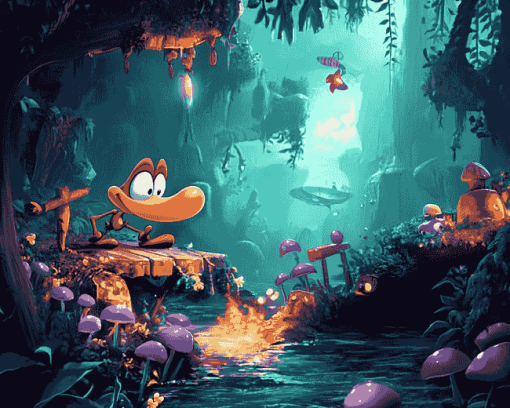 Rayman Animation Game Diamond Painting