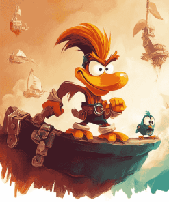 Rayman Video Game Diamond Painting