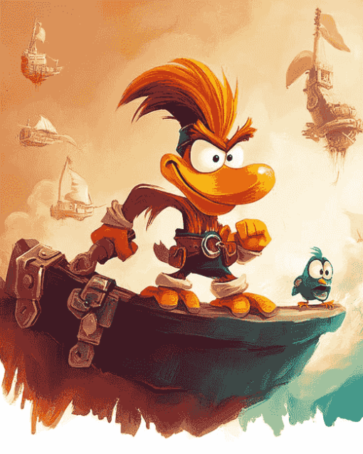 Rayman Video Game Diamond Painting