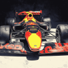 Red Bull Race Cars Diamond Painting