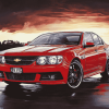 Red Holden Commodore Engines Diamond Painting