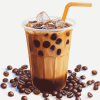 Refreshing Iced Coffee Bubble Tea Diamond Painting