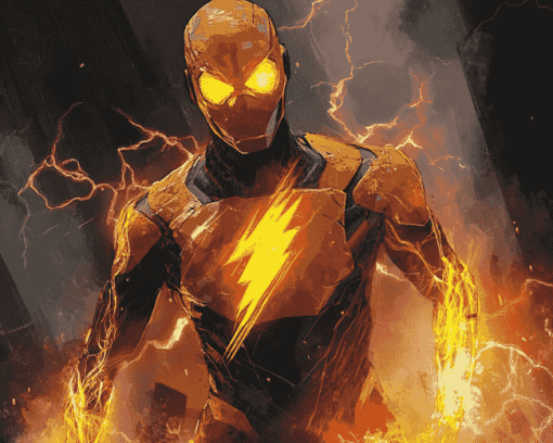 Reverse Flash Animation Diamond Painting