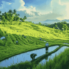 Rice Fields of Asia Diamond Painting