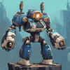 Robot Mecha Animation Diamond Painting