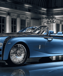 Rolls-Royce Blue Elegance Diamond Painting