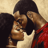 Romantic Afro Couple Diamond Painting