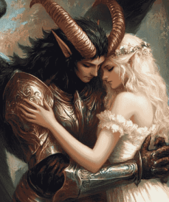 Romantic Angel and Devil Diamond Painting