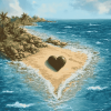 Romantic Beach Seascape Diamond Painting