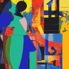 Romare Bearden Abstract Diamond Painting