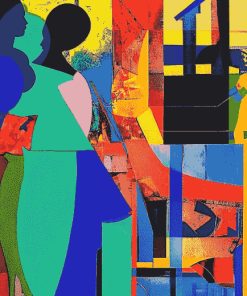 Romare Bearden Abstract Diamond Painting