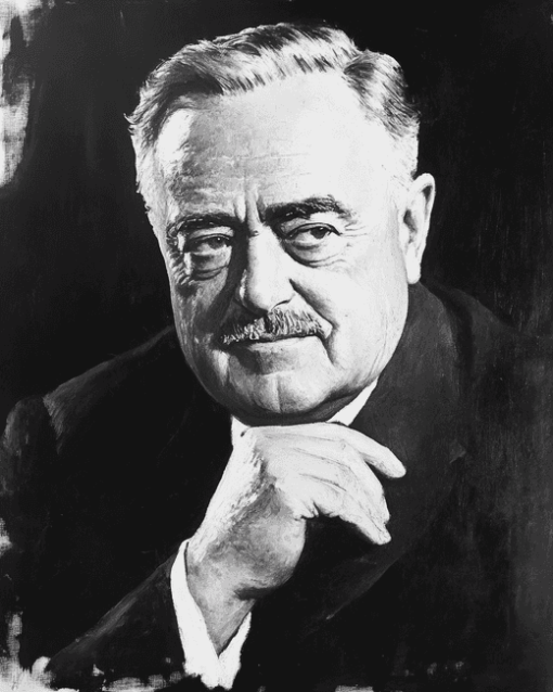 Roosevelt Black And White Diamond Painting