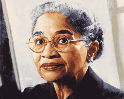 Rosa Parks Inspirational Diamond Painting