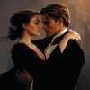 Rose and Jack Titanic Movie Diamond Painting